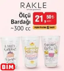 RAKLE ÖLÇÜ BARDAĞI